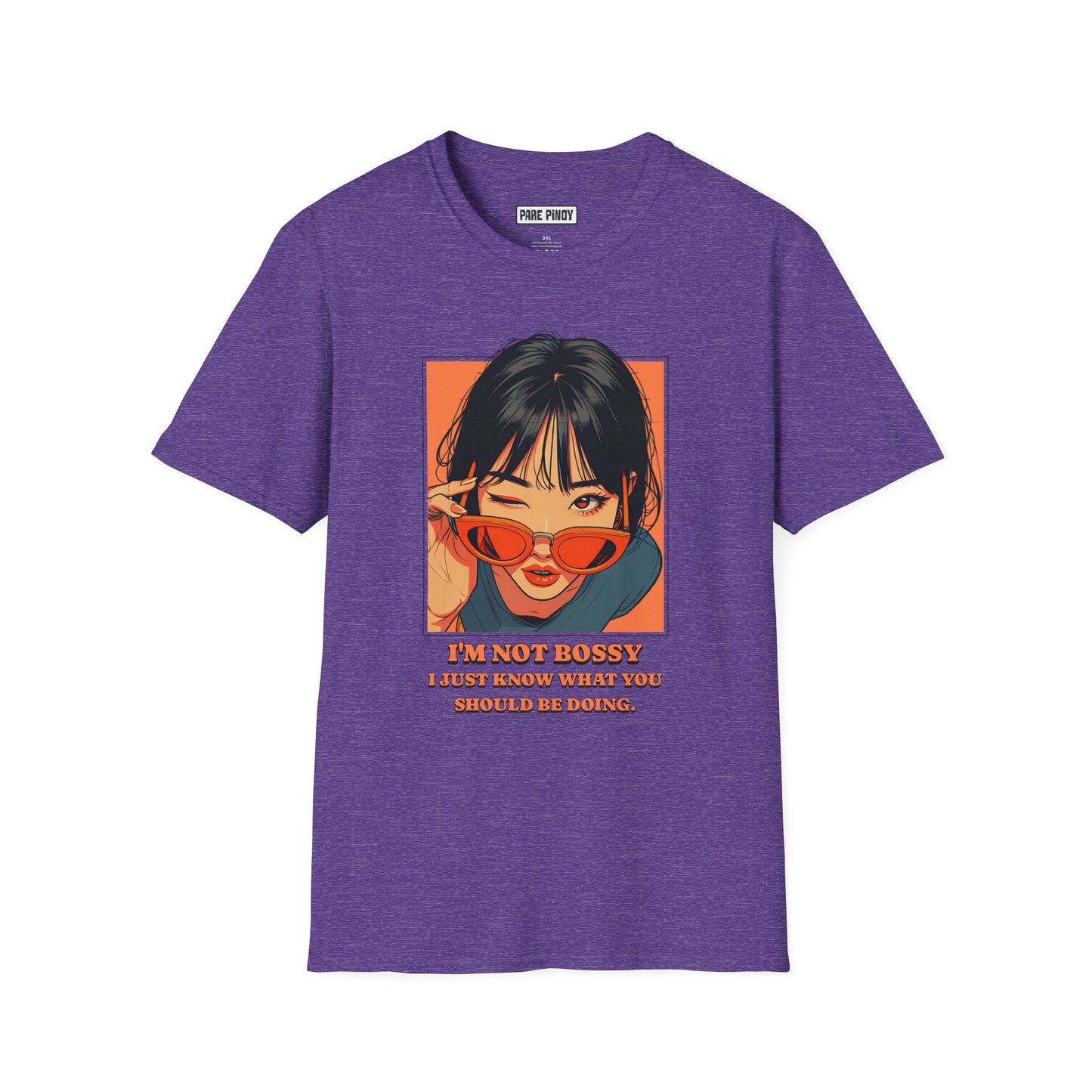 –'I’m Not Bossy, I Just Know What You Should Be Doing' Unisex Softstyle T-Shirt