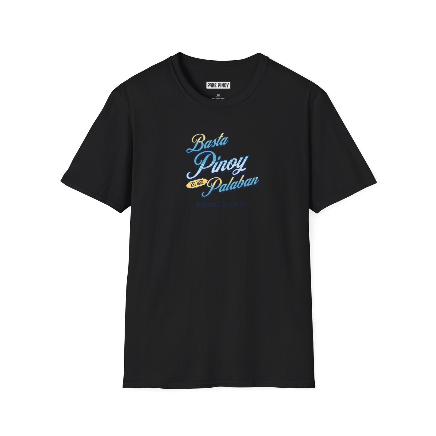 Basta Pinoy Palaban Unisex Softstyle T-Shirt - Casual Everyday Wear for Hustlers