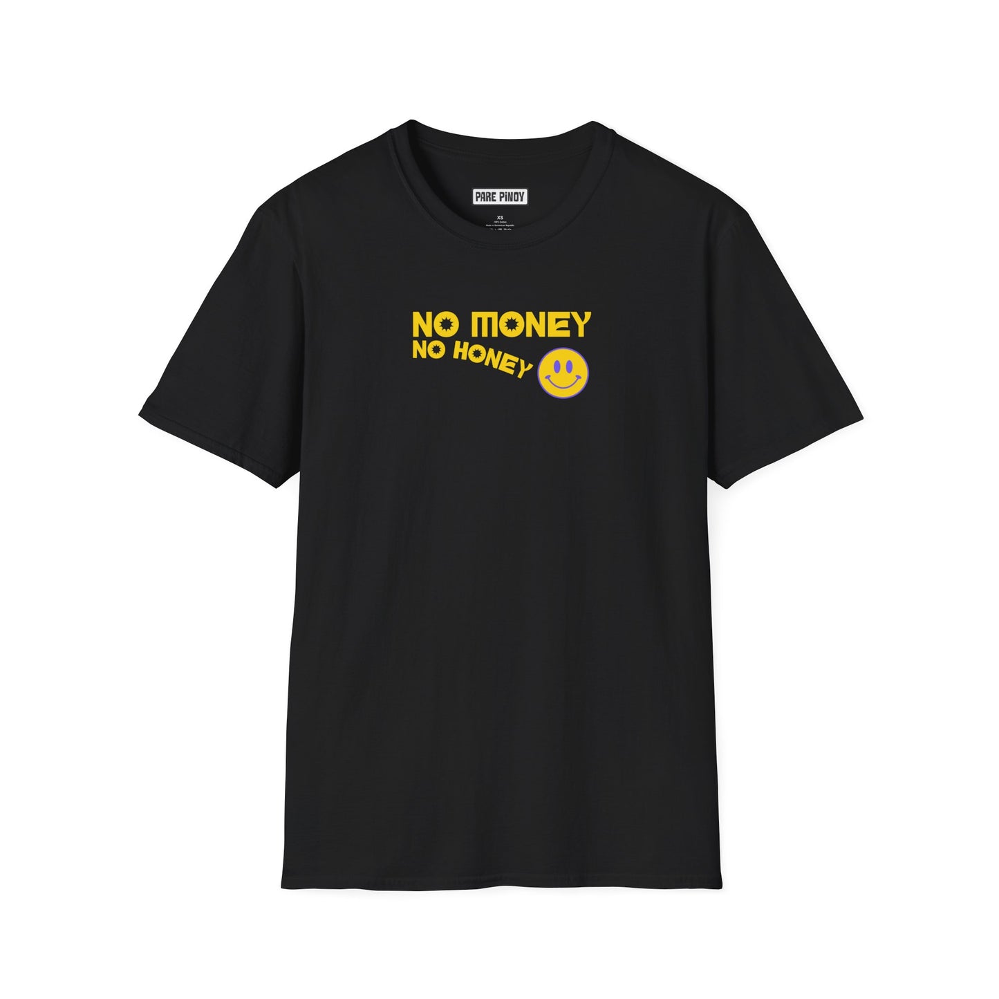 Funny 'No Money No Honey' Unisex Softstyle T-Shirt - Casual Wear for Playful Souls