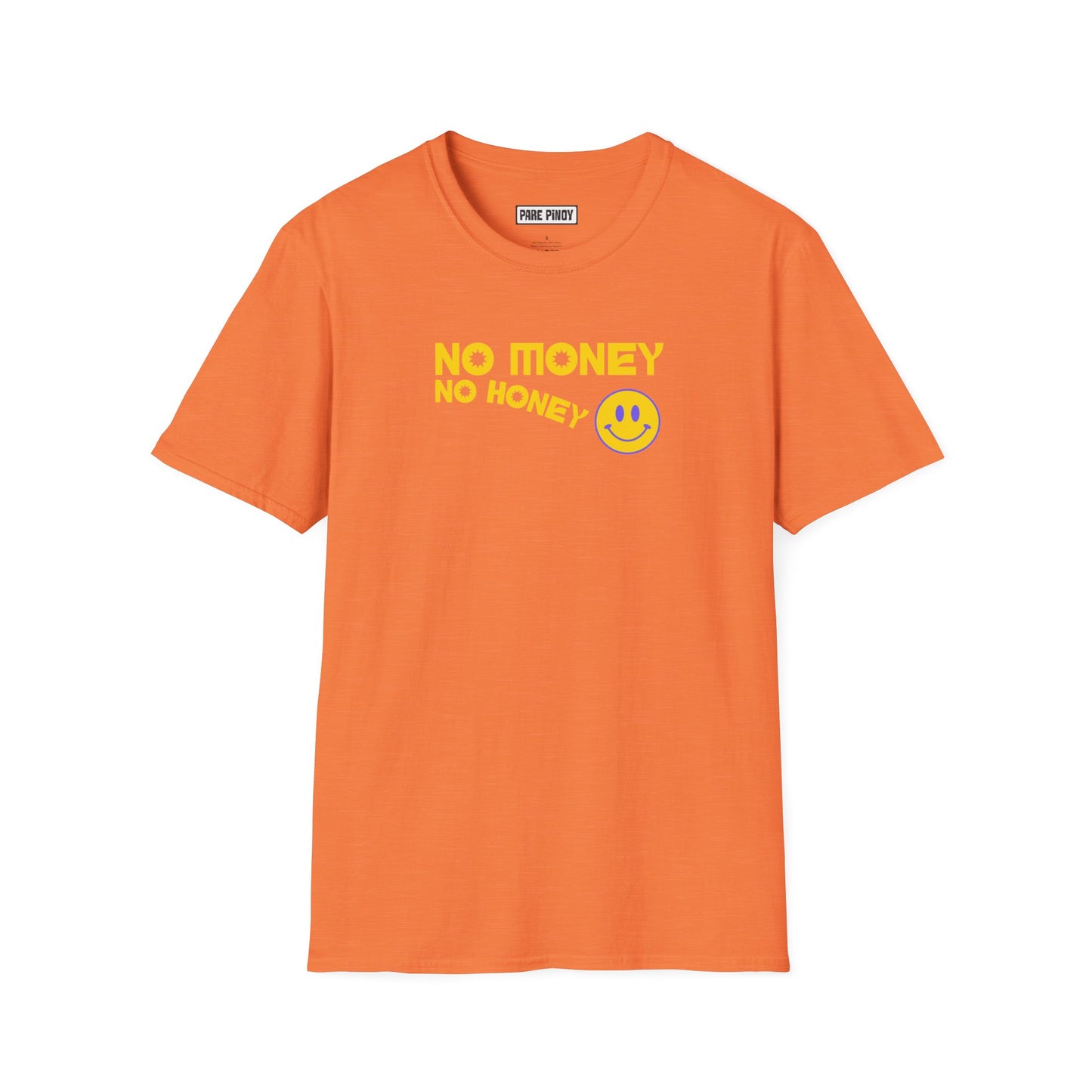 Funny 'No Money No Honey' Unisex Softstyle T-Shirt - Casual Wear for Playful Souls
