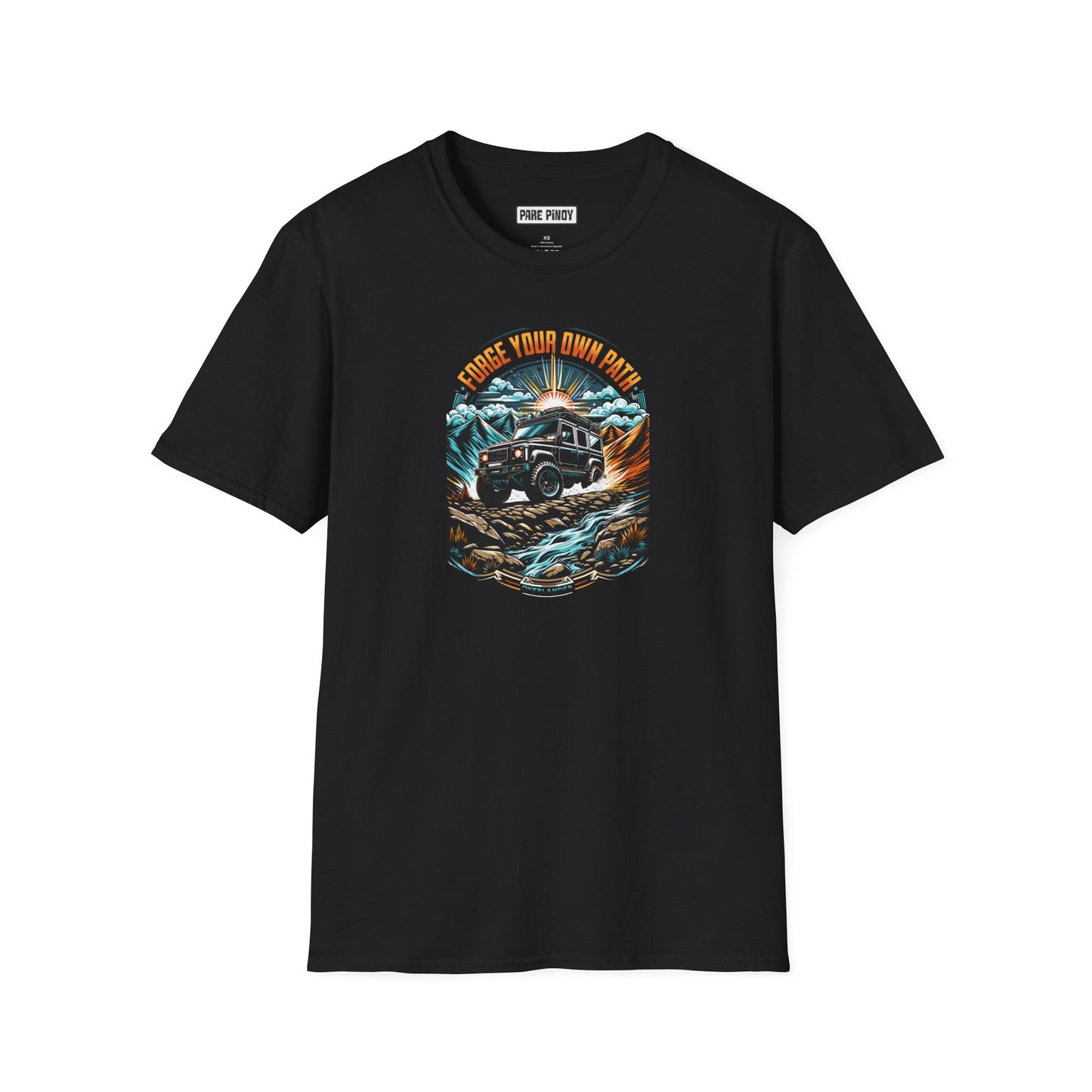 Adventure Awaits Unisex Softstyle T-Shirt - Explore Your Own Path Graphic Tee