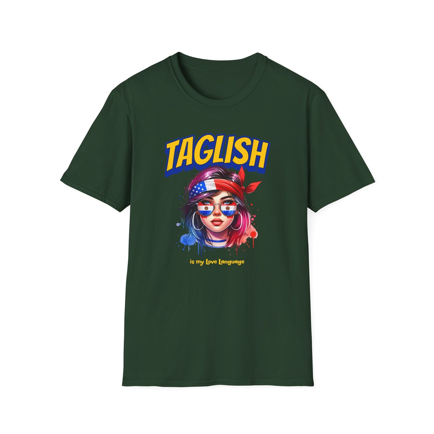 "Taglish is my Love Language" Unisex Softstyle T-Shirt