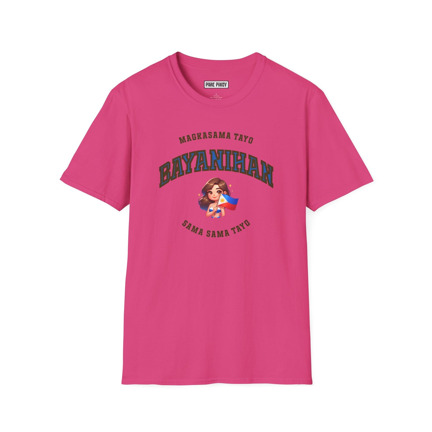 Bayanihan Unisex Softstyle T-Shirt | Community & Togetherness Tee