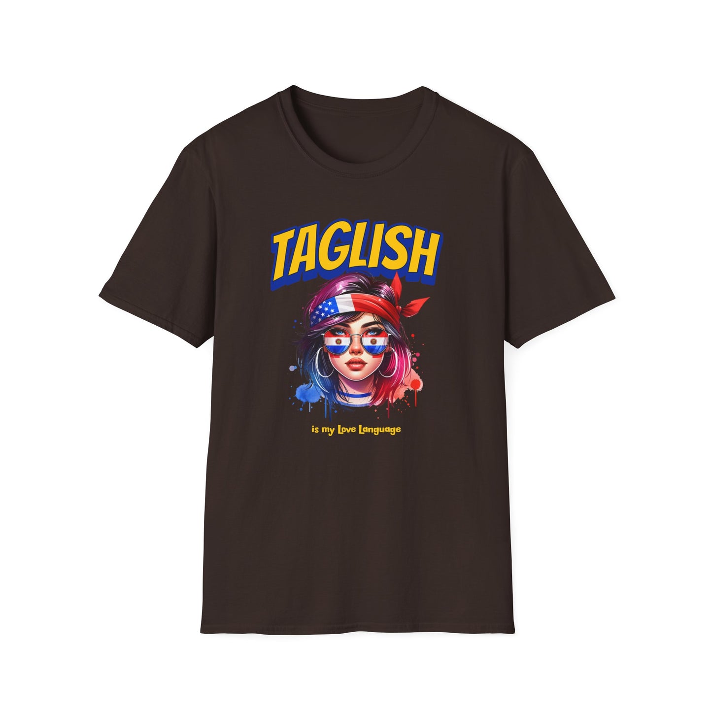 "Taglish is my Love Language" Unisex Softstyle T-Shirt