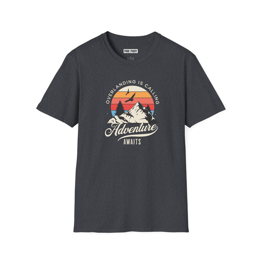 Adventure Awaits Unisex Softstyle T-Shirt - Perfect for Outdoor Enthusiasts