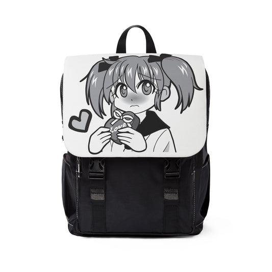 Cute Love Graphic Unisex Shoulder Backpack
