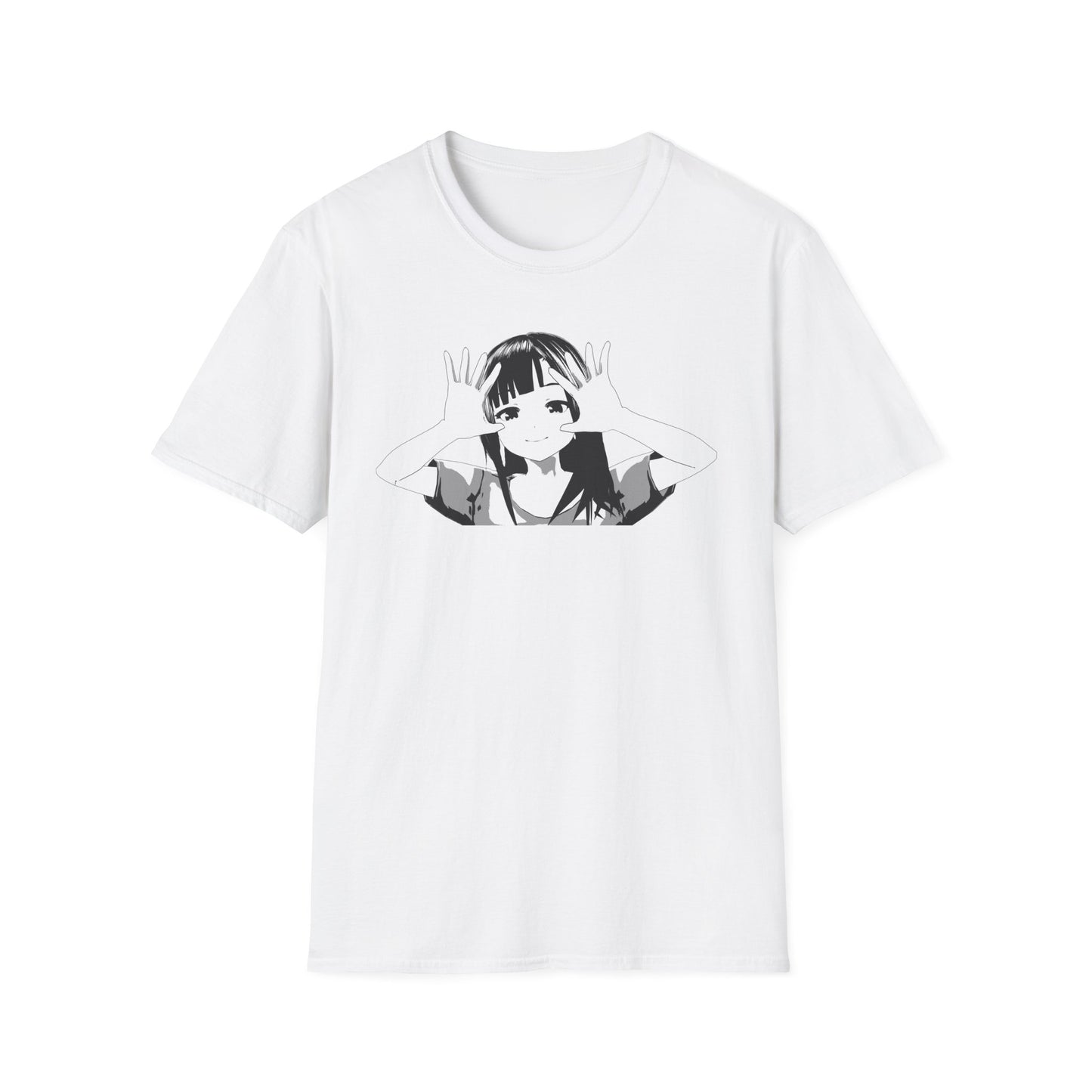 Cute Anime Character Unisex Softstyle T-Shirt