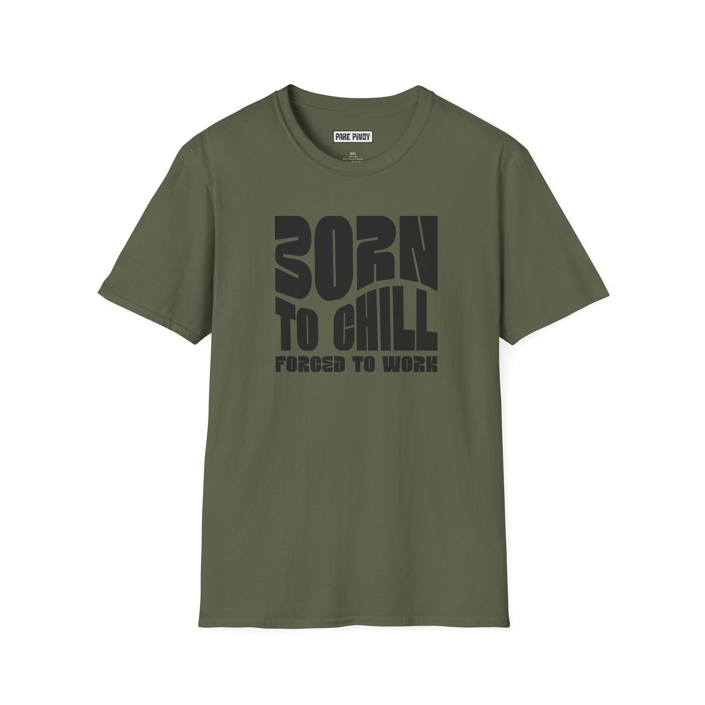 Born to Chill Unisex Softstyle  T-Shirt - Comfortable Everyday Wear