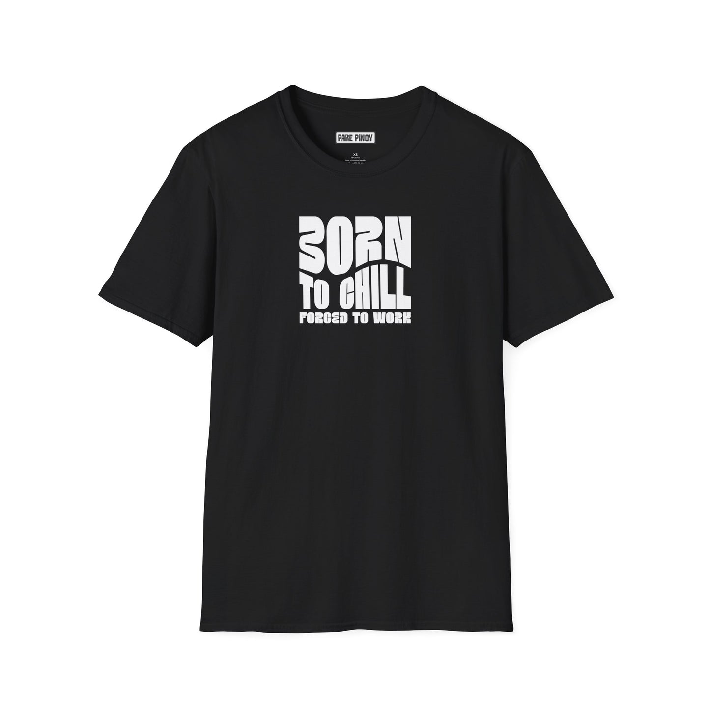 Born to Chill Unisex Softstyle  T-Shirt - Comfortable Everyday Wear