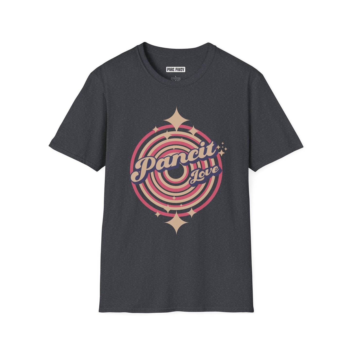 Retro Pancit Love Unisex Softstyle T-Shirt - Perfect for Foodies and Celebrations