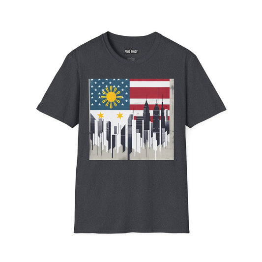 'American as Anyone' Unisex Soft-Style t-shirt