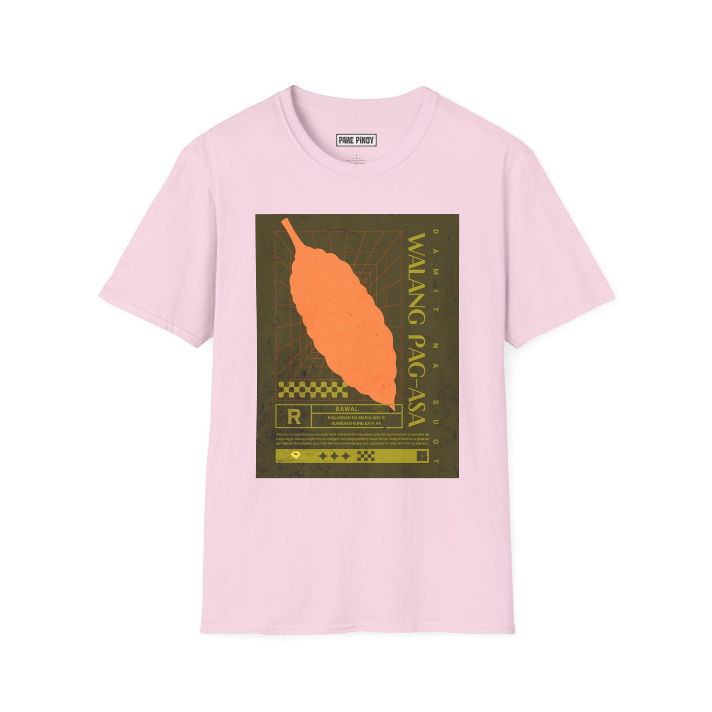 Walang Pag-asa Unisex Softstyle T-Shirt - Bold Red Graphic Tee