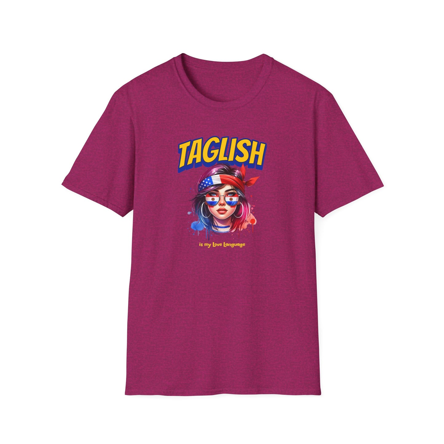 "Taglish is my Love Language" Unisex Softstyle T-Shirt