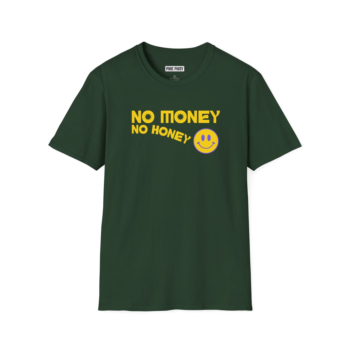 Funny 'No Money No Honey' Unisex Softstyle T-Shirt - Casual Wear for Playful Souls