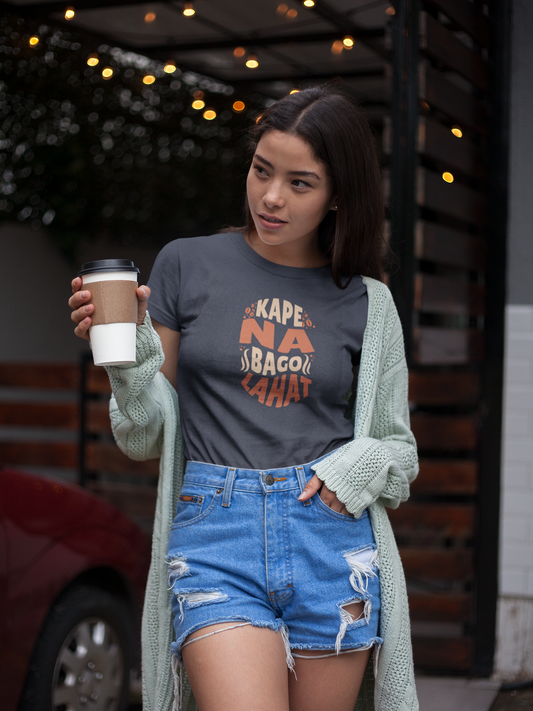 'Kape Na Bago Lahat' Coffee Lover's Tee Unisex Softstyle T-Shirt