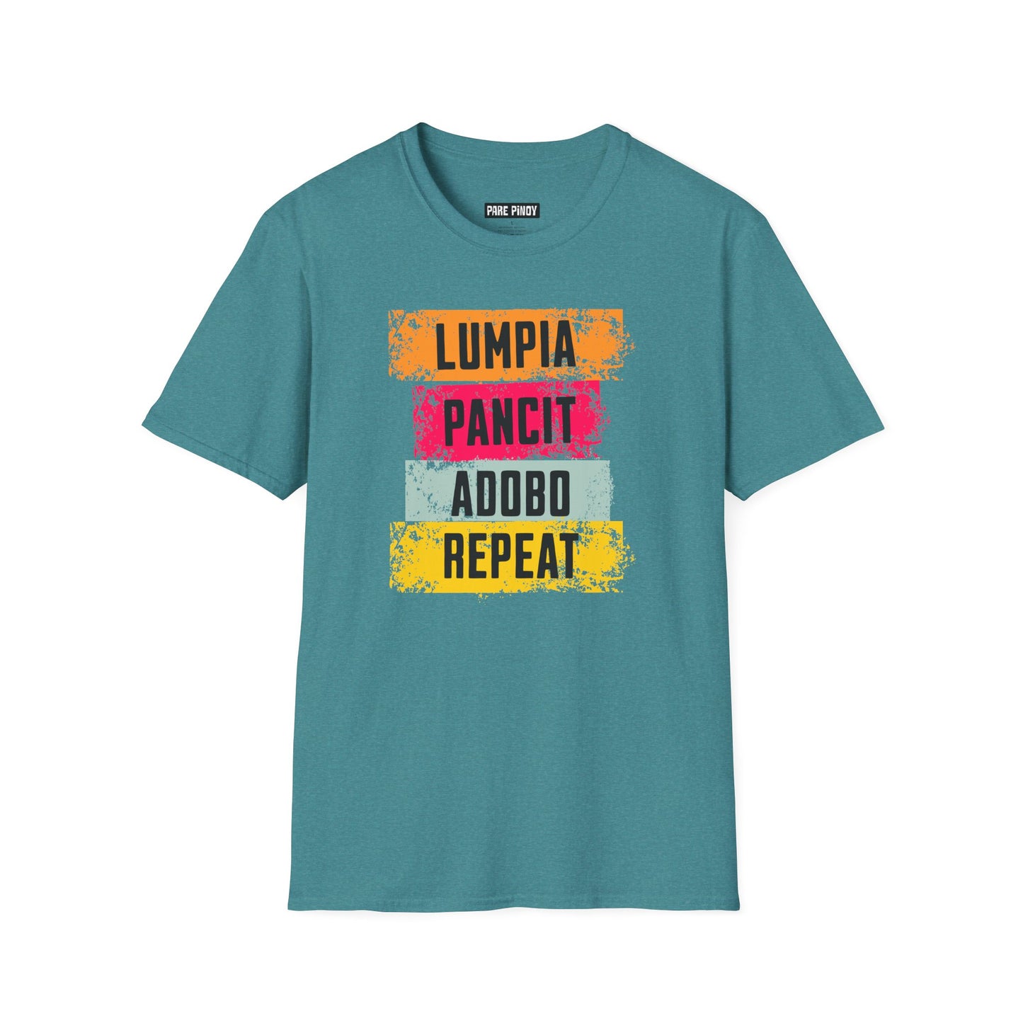 Lumpia Repeat Unisex Softstyle T-Shirt