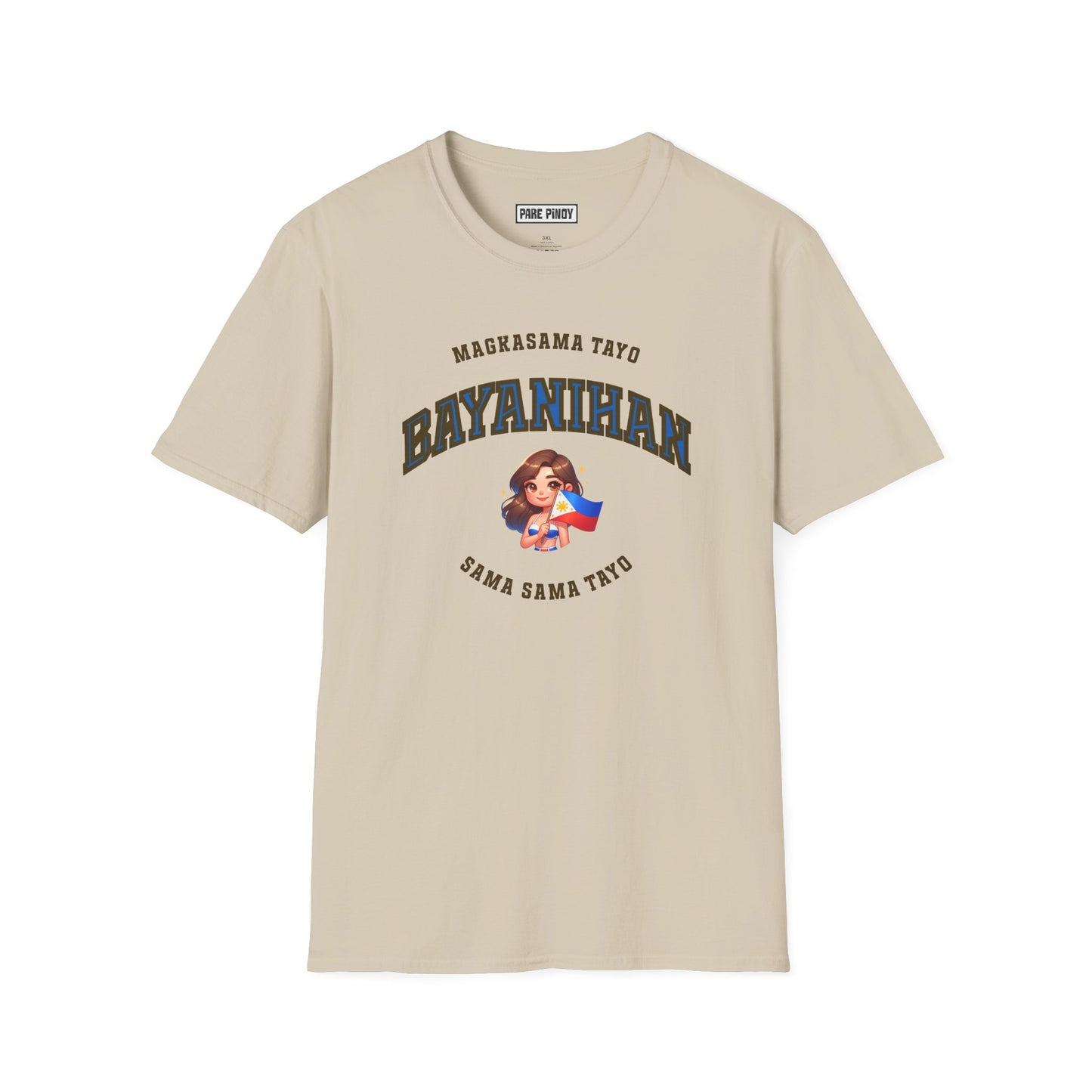 Bayanihan Unisex Softstyle T-Shirt | Community & Togetherness Tee