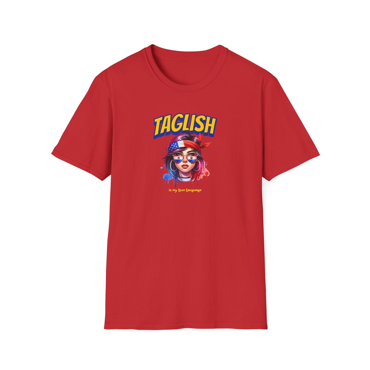 "Taglish is my Love Language" Unisex Softstyle T-Shirt