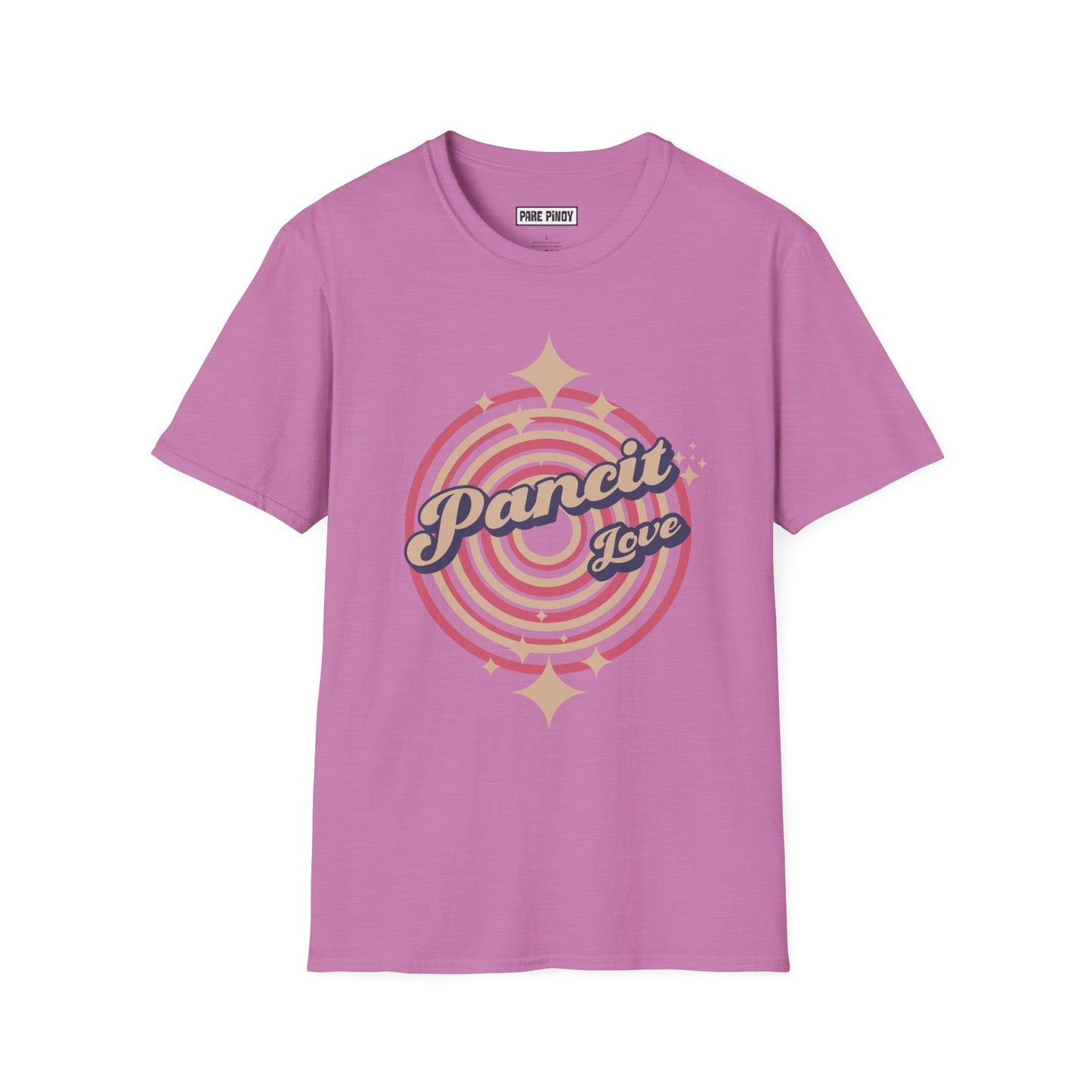 Retro Pancit Love Unisex Softstyle T-Shirt - Perfect for Foodies and Celebrations