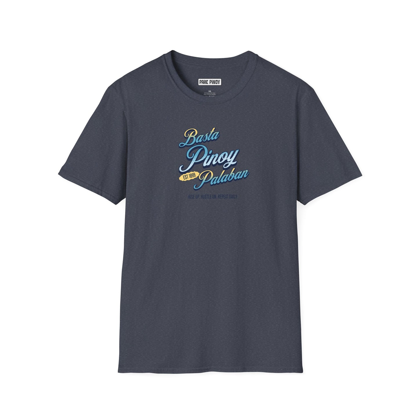 Basta Pinoy Palaban Unisex Softstyle T-Shirt - Casual Everyday Wear for Hustlers