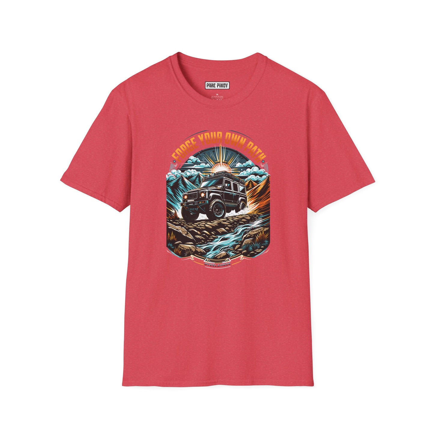 Adventure Awaits Unisex Softstyle T-Shirt - Explore Your Own Path Graphic Tee