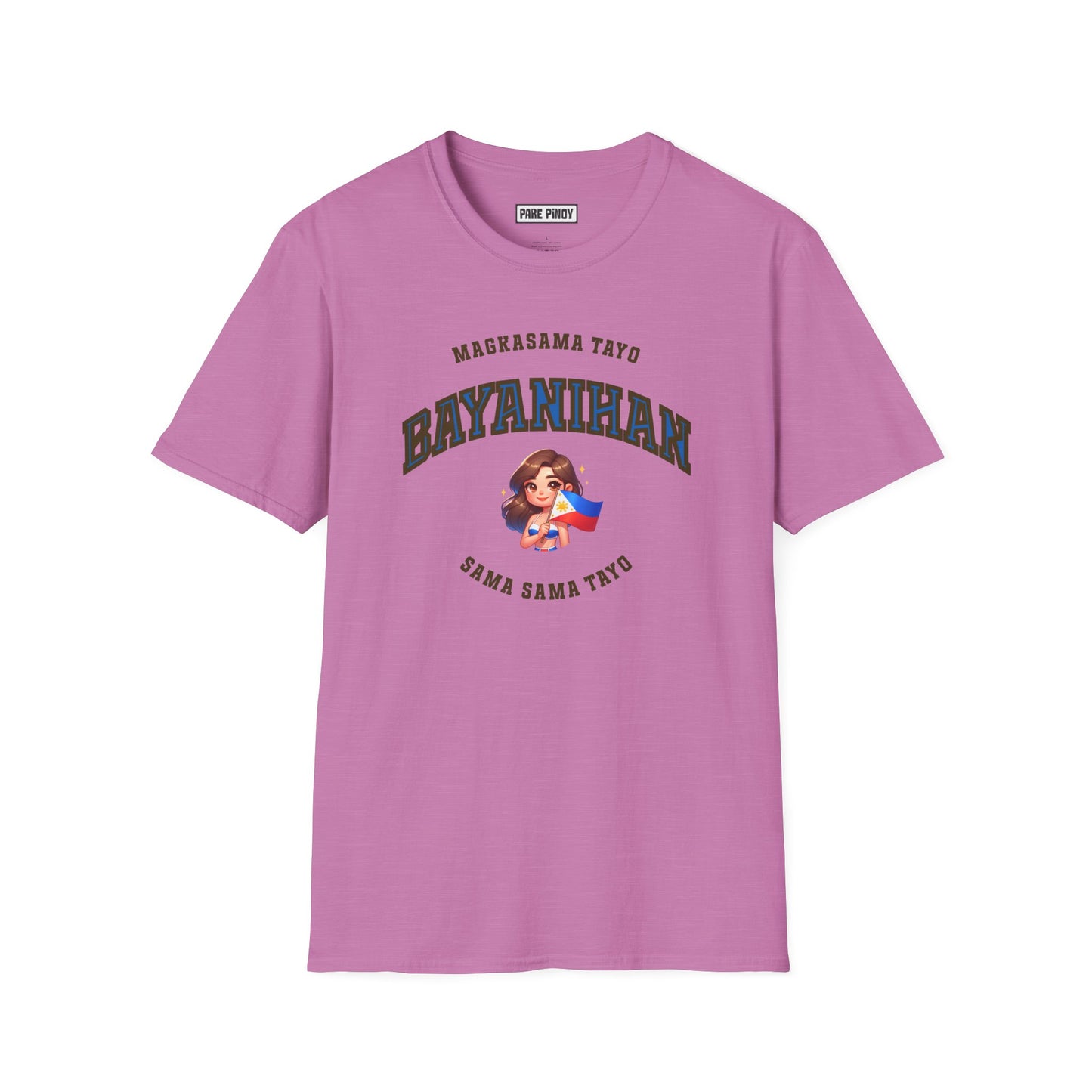 Bayanihan Unisex Softstyle T-Shirt | Community & Togetherness Tee