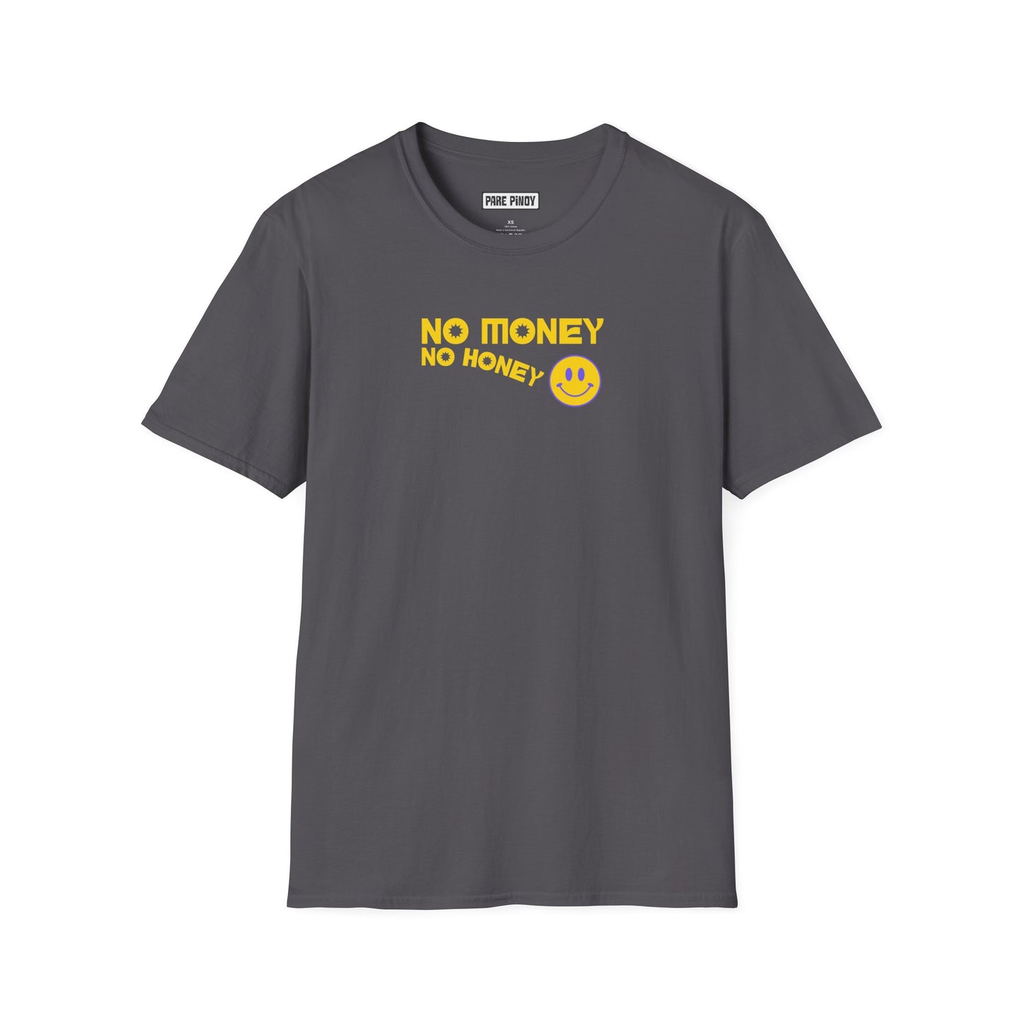 Funny 'No Money No Honey' Unisex Softstyle T-Shirt - Casual Wear for Playful Souls