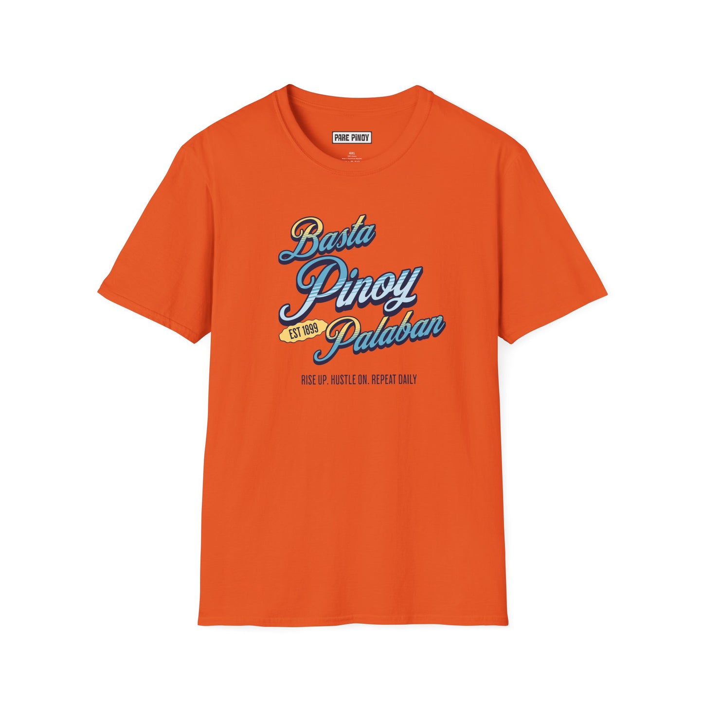 Basta Pinoy Palaban Unisex Softstyle T-Shirt - Casual Everyday Wear for Hustlers