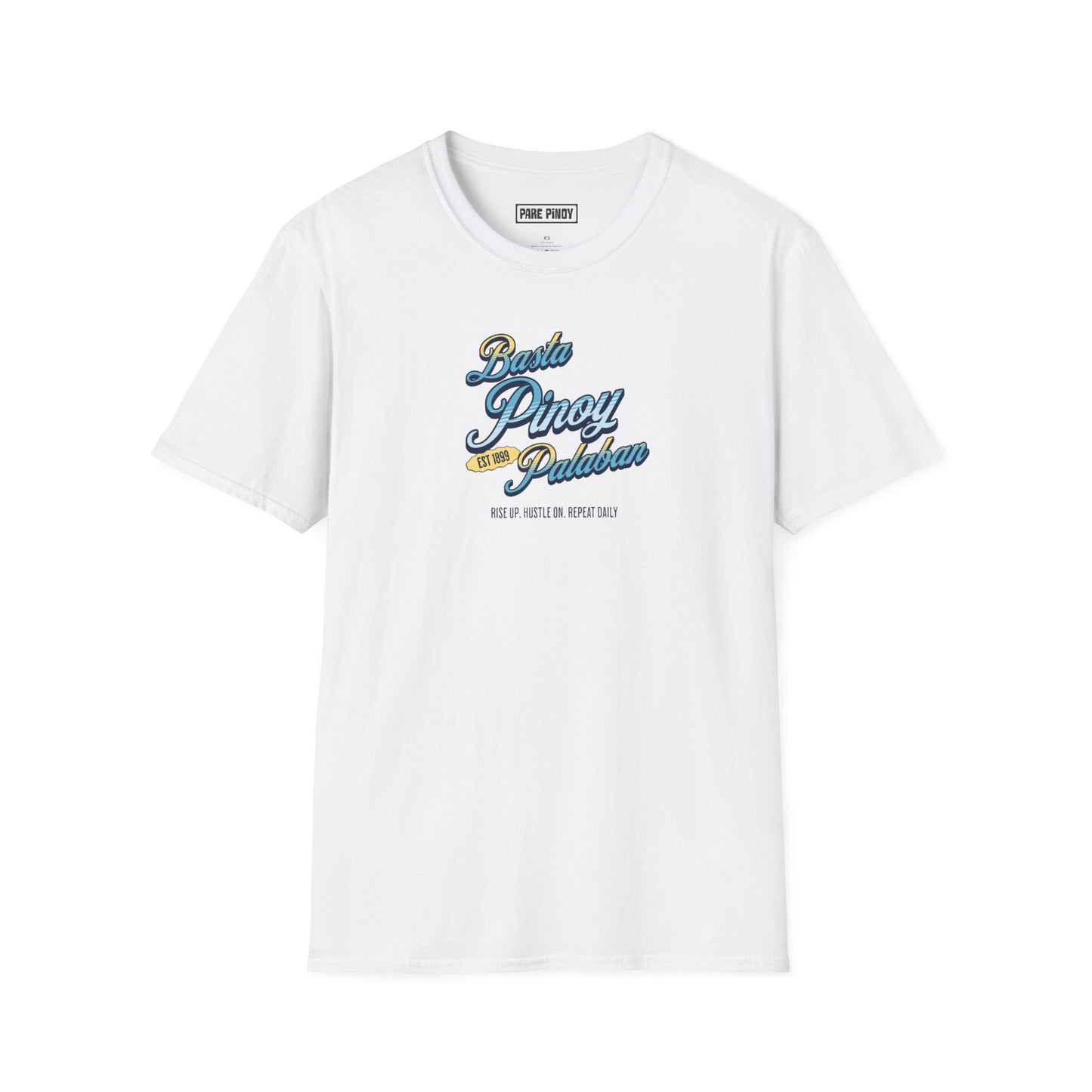 Basta Pinoy Palaban Unisex Softstyle T-Shirt - Casual Everyday Wear for Hustlers