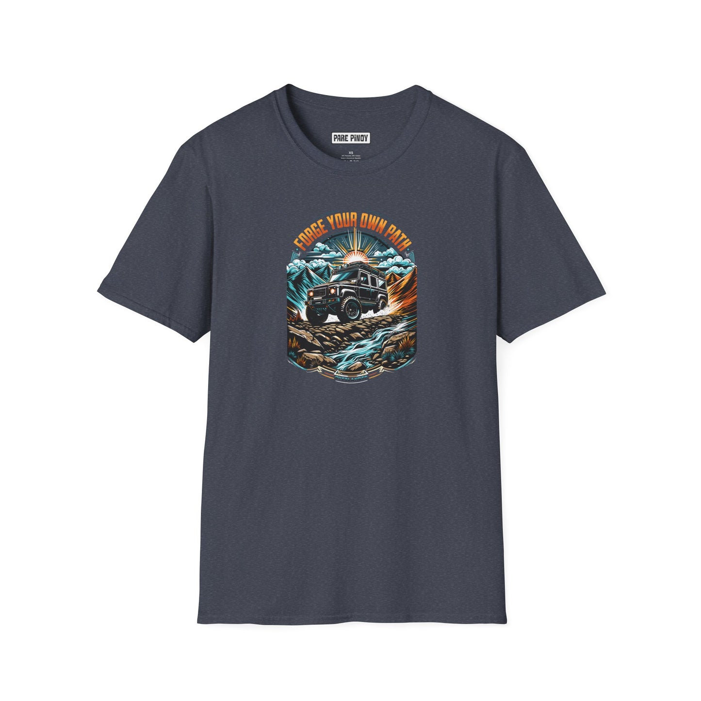 Adventure Awaits Unisex Softstyle T-Shirt - Explore Your Own Path Graphic Tee