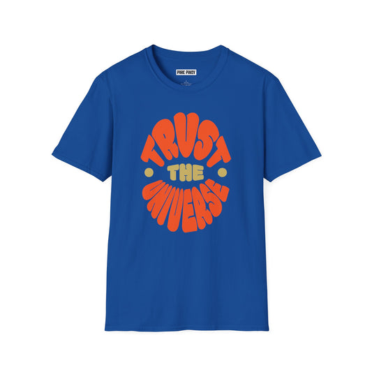 Trust the Universe Unisex Softstyle T-Shirt – Positive Vibes for Everyday Wear