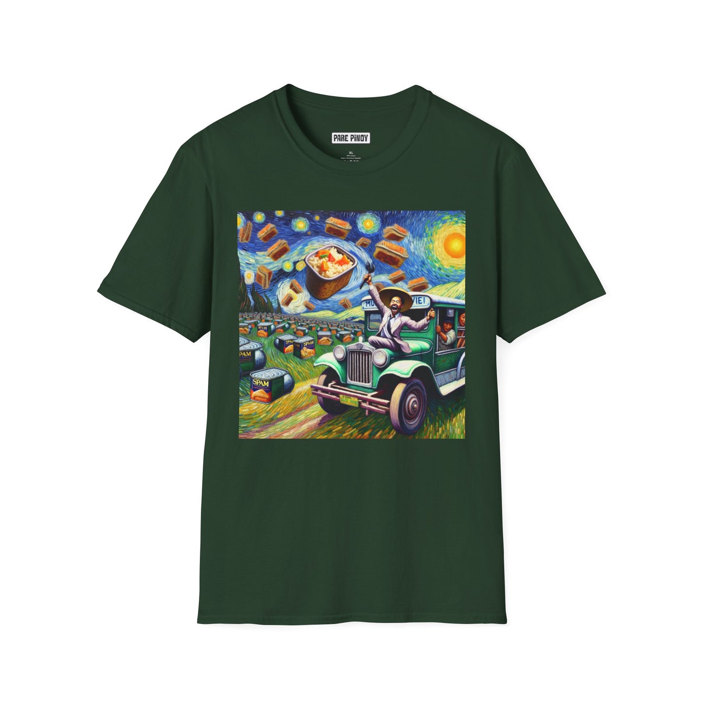 If Van Gogh was filipino Vintage Adventure Unisex Softstyle T-Shirt