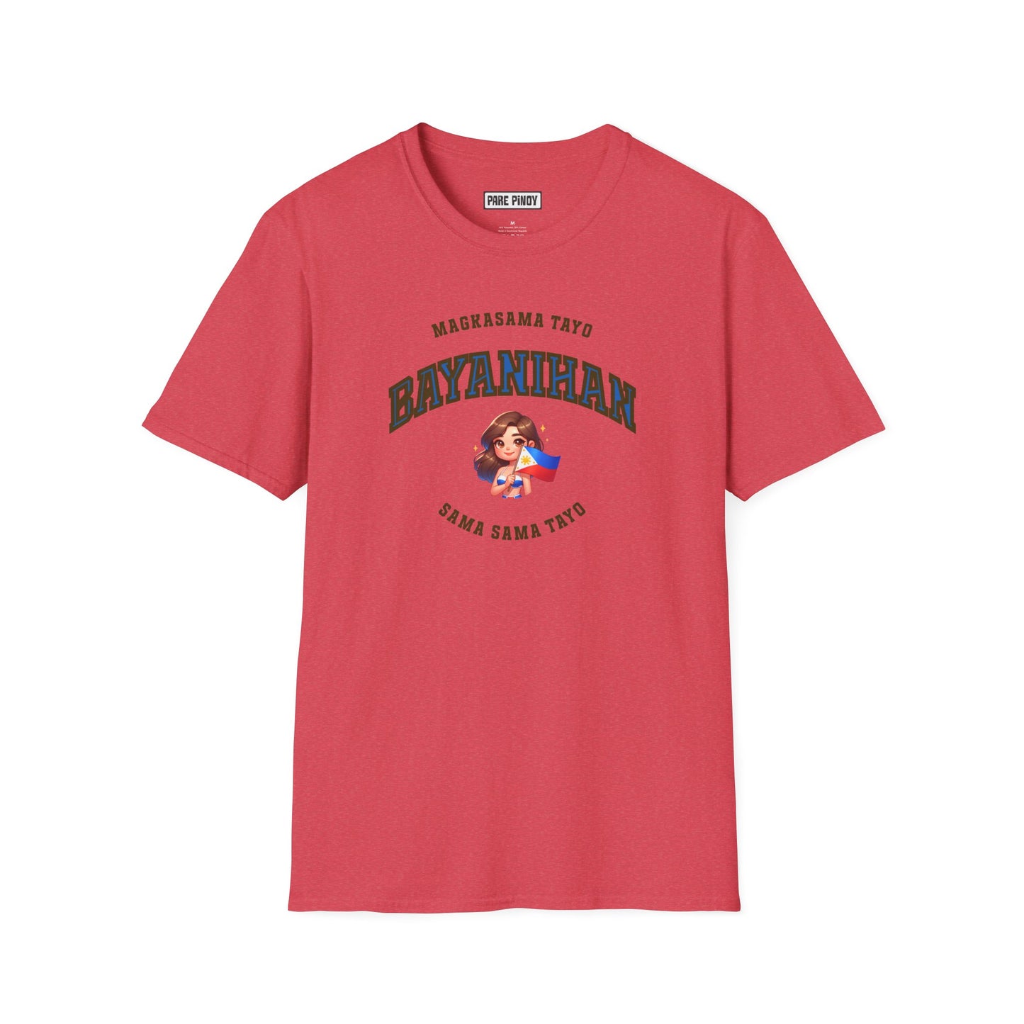 Bayanihan Unisex Softstyle T-Shirt | Community & Togetherness Tee